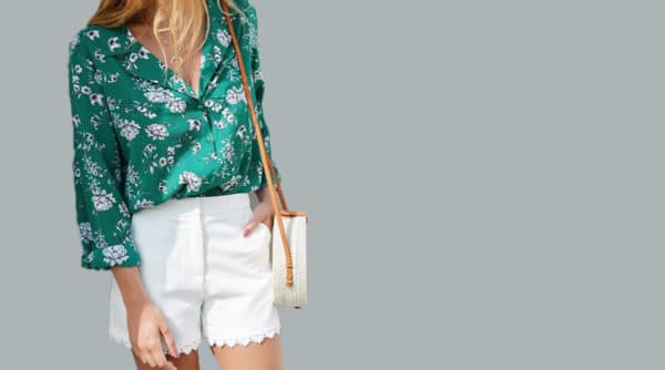 Look fleuri & couture